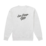 Midweight Crewneck Script San Diego State - Ivory