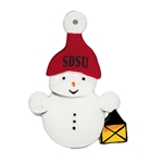 SDSU Snowman Ornament With Lantern