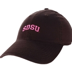 Adj Cap Tiny SDSU Arch Bubble Gum Pink SDSU