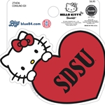 Hello Kitty SDSU In Heart Decal