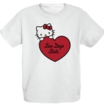 Youth Hello Kitty Heart Tee - White