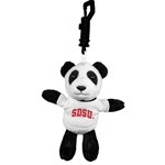 SDSU Plush Panda Keytag