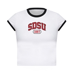 Lululemon Baby Ringer Tee with SDSU 1897