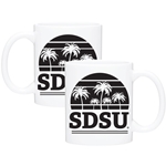 11oz SDSU Palm Tree Mug