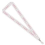 SDSU Bows and Hearts Satin Lanyard