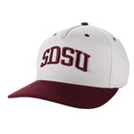 SDSU Heritage Twill Adjustable Cap - Maroon