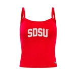 Playmaker Tank W/ SDSU Arched In White