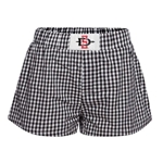 Gameday Gingham shorts with SD Interlock
