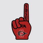 SD Interlock Foam Finger Acrylic Magnet