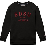 Women's Embroidered SDs Aztecs Crew Est 1897