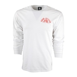 Long Sleeve SDSU Tropical Ombre Shirt - White