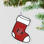 SD Interlock Stocking Acrylic Ornament