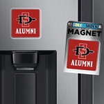 SD Interlock Alumni Acrylic Magnet