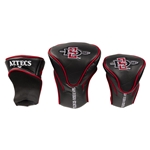 3 Pack Contour Headcover: SD Interlock, SDSU Over Spear, Aztecs