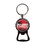 San Diego State Beach Scene Bottle Opener Key Tag