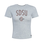 Women's Baby Tee SDSU Aztecs