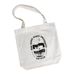 Uscape Tote Bag / Starry: San Diego State University Starry Night Campus Graphic / Aztecs - Cream