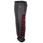 SDSU Classic Twill Sweatpants-Charcoal