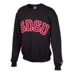 SDSU Classic Crew Twill Sweatshirt-Black