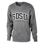 SDSU Aztecs Crew Sweatshirt-Charcoal