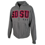 SDSU Dad Zip Sweatshirt-Graphite