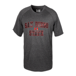 Under Armour San Diego State Tee-Charcoal