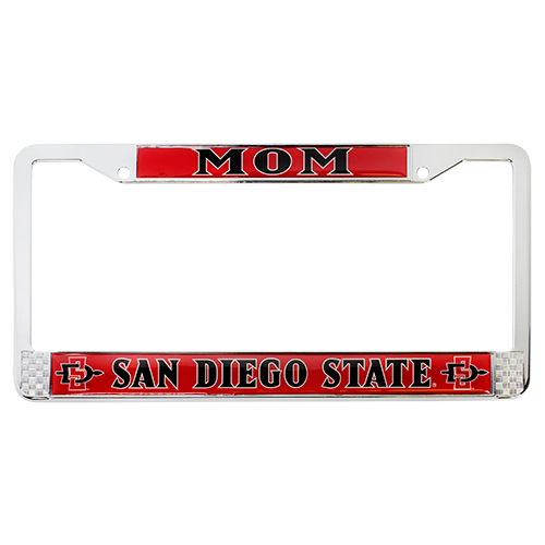 Shop Aztecs Mom License Plate Frame