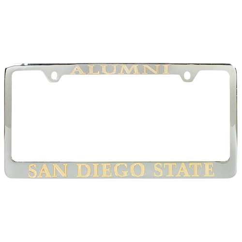 Castum Alumni-SAN Diego State University Premium High Grade Stainless Steel Front & Rear Cover Slim Holder License Plate Frame 2 Holes Anti-Impact Waterproof Shockproof for Automotive License Plate Castum Alumni-SAN Diego State University Premium High Grade Stainless Steel Front & Rear Cover Slim Holder License Plate Frame 2 Holes Anti-Impact Waterproof Shockproof for Automotive License Plate