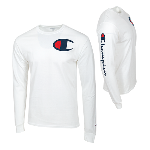 champion t shirts long sleeve