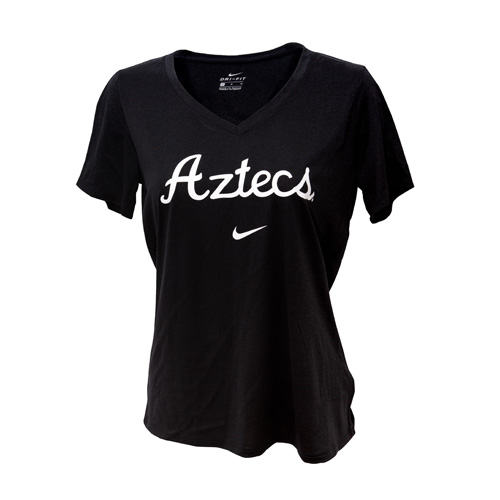 shopaztecs - Womens Nike Aztecs V-Neck Tee