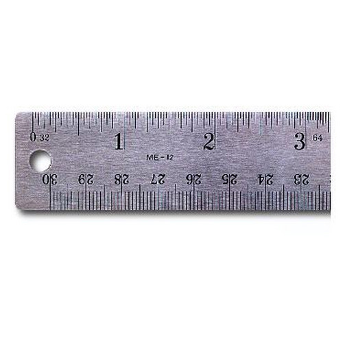 AA Flexible Stainless Steel Ruler - 24 - Cork-Backed - Sam Flax Atlanta