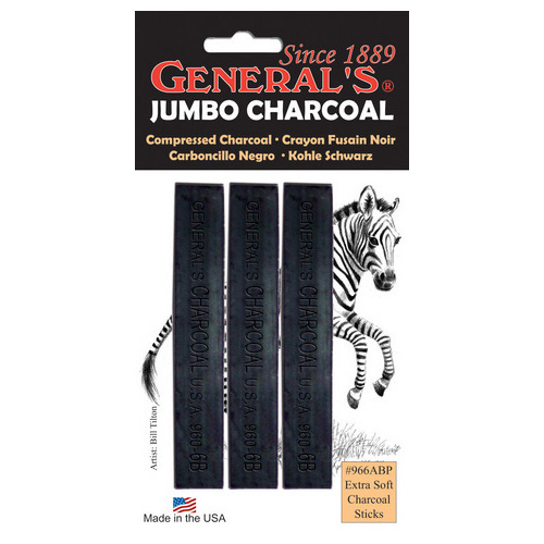 shopaztecs - General's 3-Pack Jumbo Compressed Charcoal