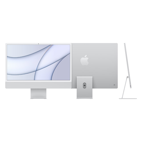 24-inch iMac With Retina 4.5K Display: Apple M1 Chip With 8-core CPU And  8-core GPU, 512GB - Silver