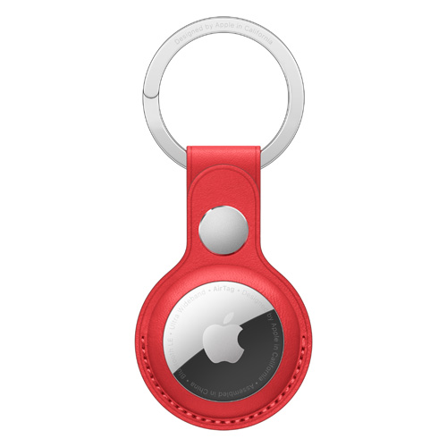 買い誠実 - Aztecs Shop AirTag (PRODUCT)RED - Ring Key Leather スマホアクセサリー
