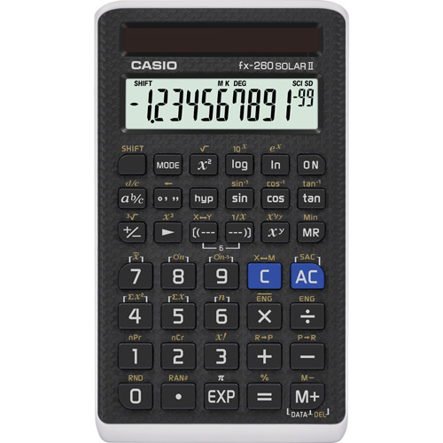 Shop Aztecs - Casio FX260 Economy Solar Scientific Calculator