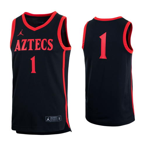 San Diego State Aztecs Basketball Jersey - Black