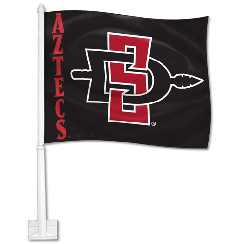 shopaztecs Car Flag SDI Aztecs