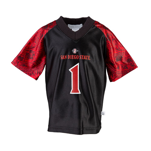 Shop Aztecs - Infant Toddler Aztec Calendar Football Jersey