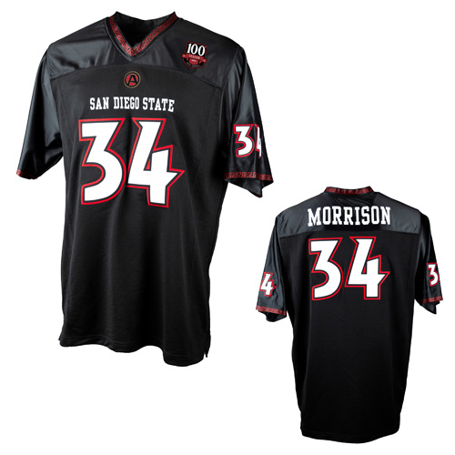 Shop Aztecs - Kirk Morrison Throwback Football Jersey