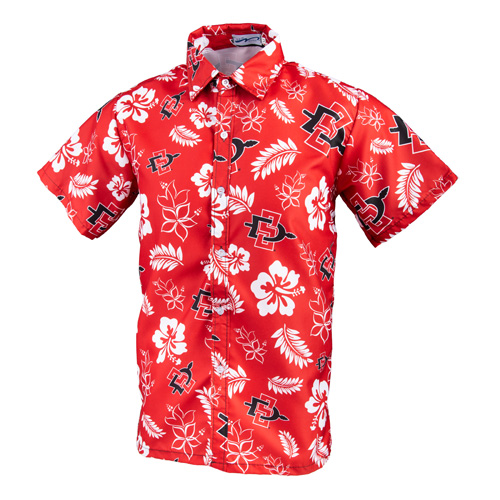 red hawaiian shirt