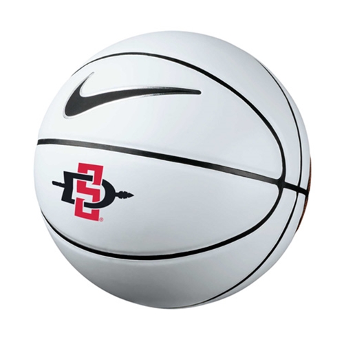 white nike basketball ball