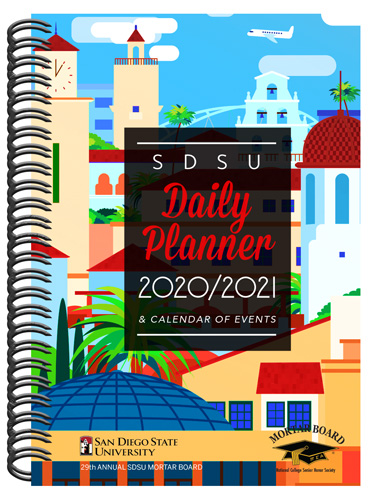 Sdsu 2021 Calendar shopaztecs   SDSU 2020 2021 Mortar Board Daily Planner & Calendar 