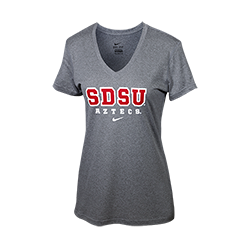 Women's Nike SDSU Aztecs Tee-Gray