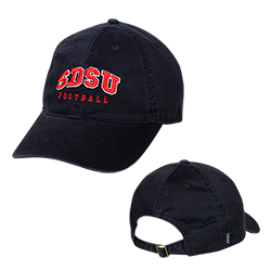 SDSU Football Adjustable Cap-Black