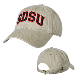 Arched SDSU Cap-Beige