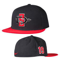 Nike Fitted SD Spear #19 Cap-Black & Red