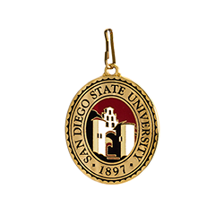 Shopaztecs Sdsu Medallion Regalia Zipper Pull