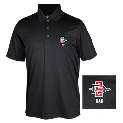 SD Spear Dad Polo-Black