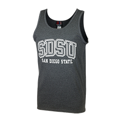 SDSU San Diego State Tank- Charcoal