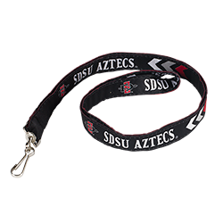 SDSU Aztecs Chevron Lanyard-Black